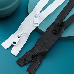 冲锋衣尼龙高档长专用拉锁双头防水双向双开长款拉链条羽绒服外套