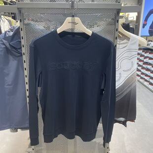 Saucony索康尼秋冬男子运动休闲上衣圆领长T恤卫衣SA2250SW91C
