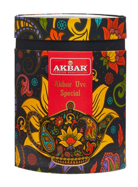 AKBAR阿卡巴 特色产区乌瓦锡兰红茶茶叶进口红茶 高山茶 200g*1罐