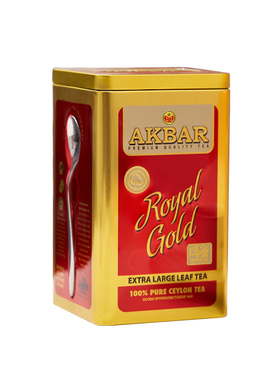 AKBAR阿卡巴锡兰红茶 斯里兰卡原装进口红茶叶功夫红茶叶罐装礼品