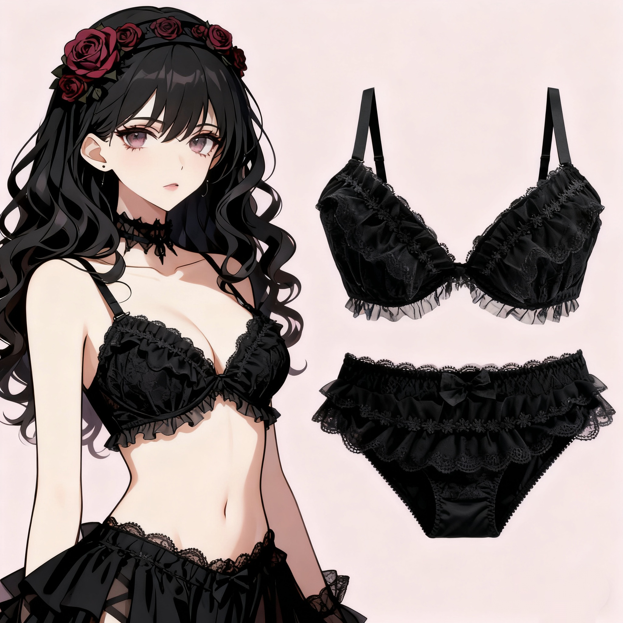 1782甜美大码白蕾丝文胸套装婚纱照孕妇照内衣梦幻85BCD90BC80DE