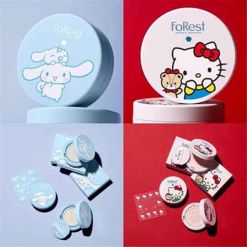 【韩国直邮】韩牌Forest 欧阳同款玉桂狗helloKitty防晒气垫SPF50