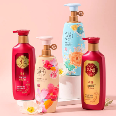 韩国LG睿嫣REEN润膏香水洗发水护发套装去屑止痒控油蓬松持久留香