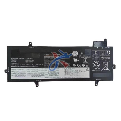 L21M3P72适用联相ThinkPad Z13 Gen1 L21C3P73 SB10W51982/6电池