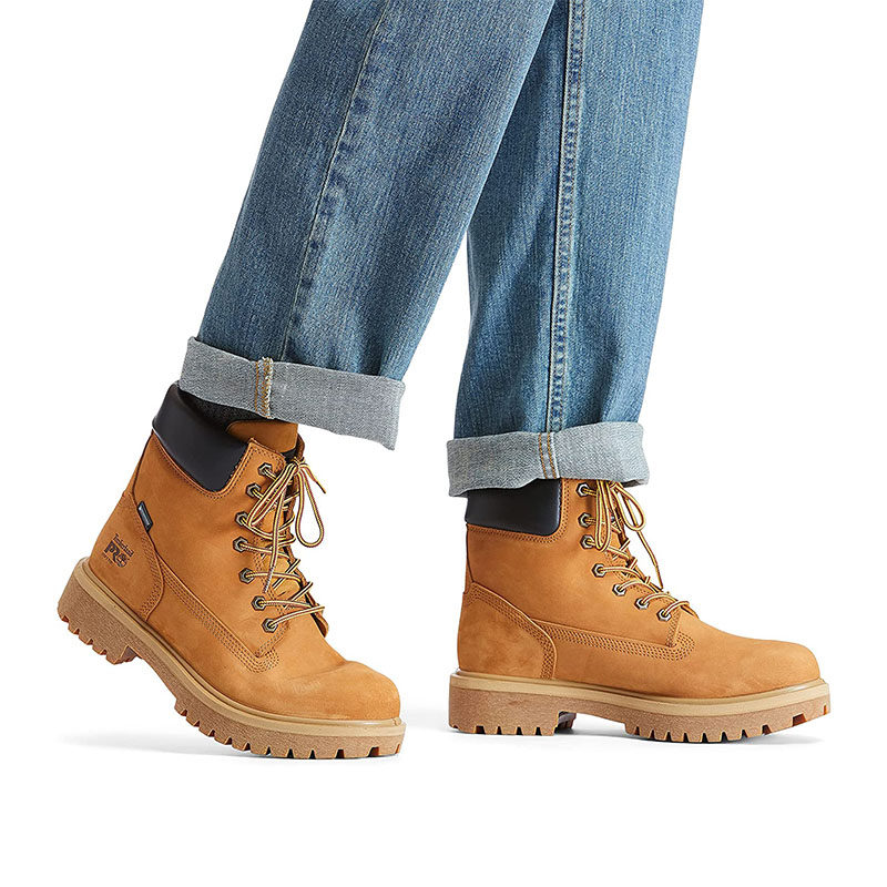 正品代购TimberlandPRO添柏岚男靴6寸系带防滑防水工装靴子Direct