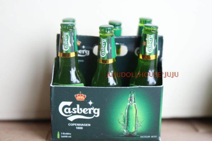 ORANJU 兵人小布迷你仿真微缩6支瓶装嘉士伯连盒 R7,玩具/童车/益智/积木/模型,家居/生活场景,淘宝优惠券,粉丝福利购,淘宝优惠卷