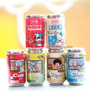 ORANJU 娃屋小布兵人迷你家俱微缩场景 酷儿+牛奶仔一套 R7