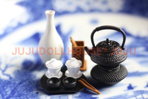 迷你屋粘土人拍摄中式微缩场景