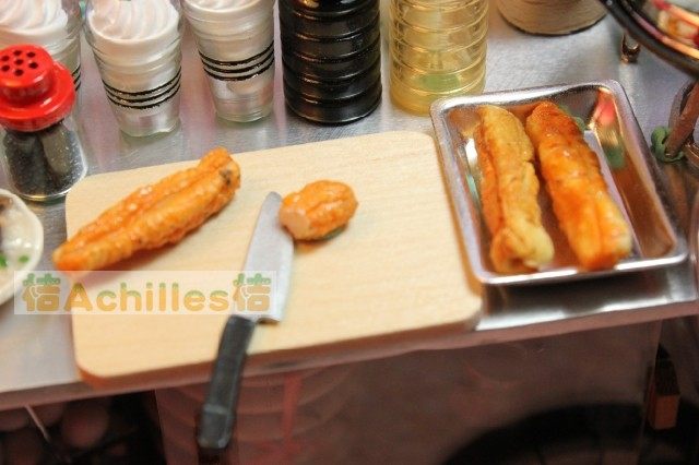 迷你家具娃娃屋 迷你微缩粘土场景用木质砧板一块 约3*4.5厘米,玩具/童车/益智/积木/模型,家居/生活场景,淘宝优惠券,粉丝福利购,淘宝优惠卷