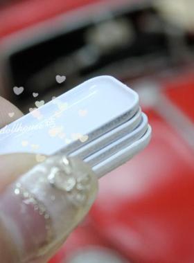 DOLLHOUSE 娃屋 迷你微缩场景用 4个白色肠粉碟