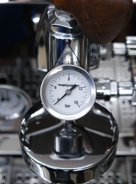 E61咖啡机改装压针式流量限流阀拨杆压力表火箭R58 爱宝crem one