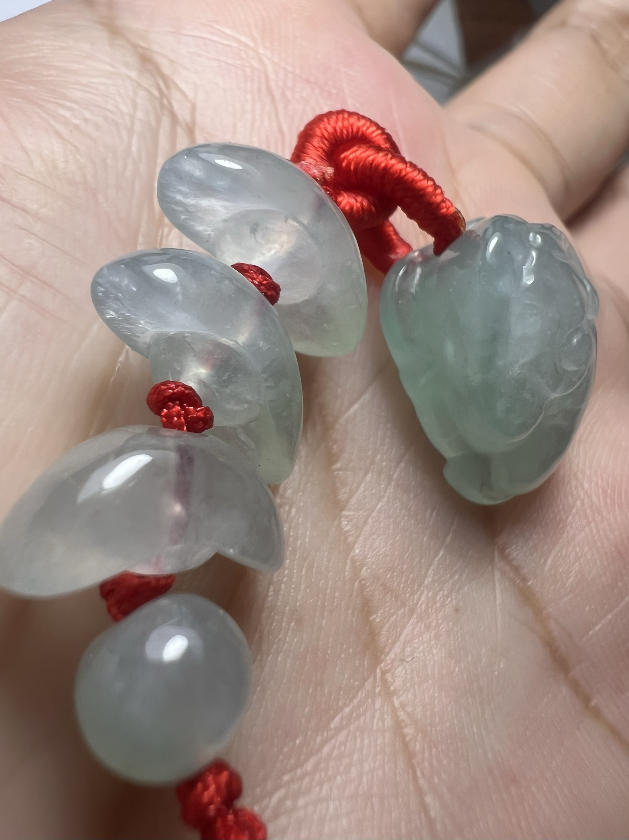 天然缅甸A货翡翠元宝蟾蜍手机链包挂