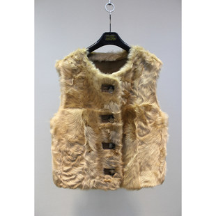 Zoehope 轻柔小湖羊皮毛一体双面穿百搭背心马夹羊羔毛皮草外套女