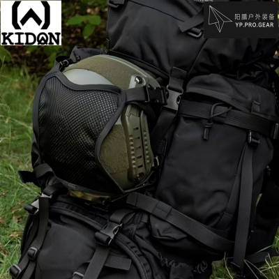 KIDON 战术户外 袋鼠仓骑行摩托车多功能背包头盔外挂附件包