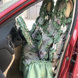 订做雪尼尔女神四季通用汽车座垫