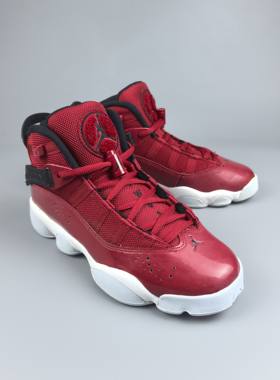 JORDAN乔6六冠王大童青少年中帮篮球鞋323419-601 女复古鞋36码