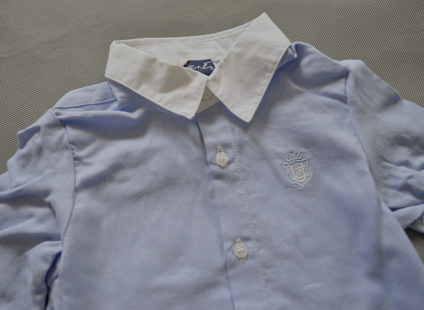 Chemise garcon à manche longue en coton - Ref 2078001 Image 1