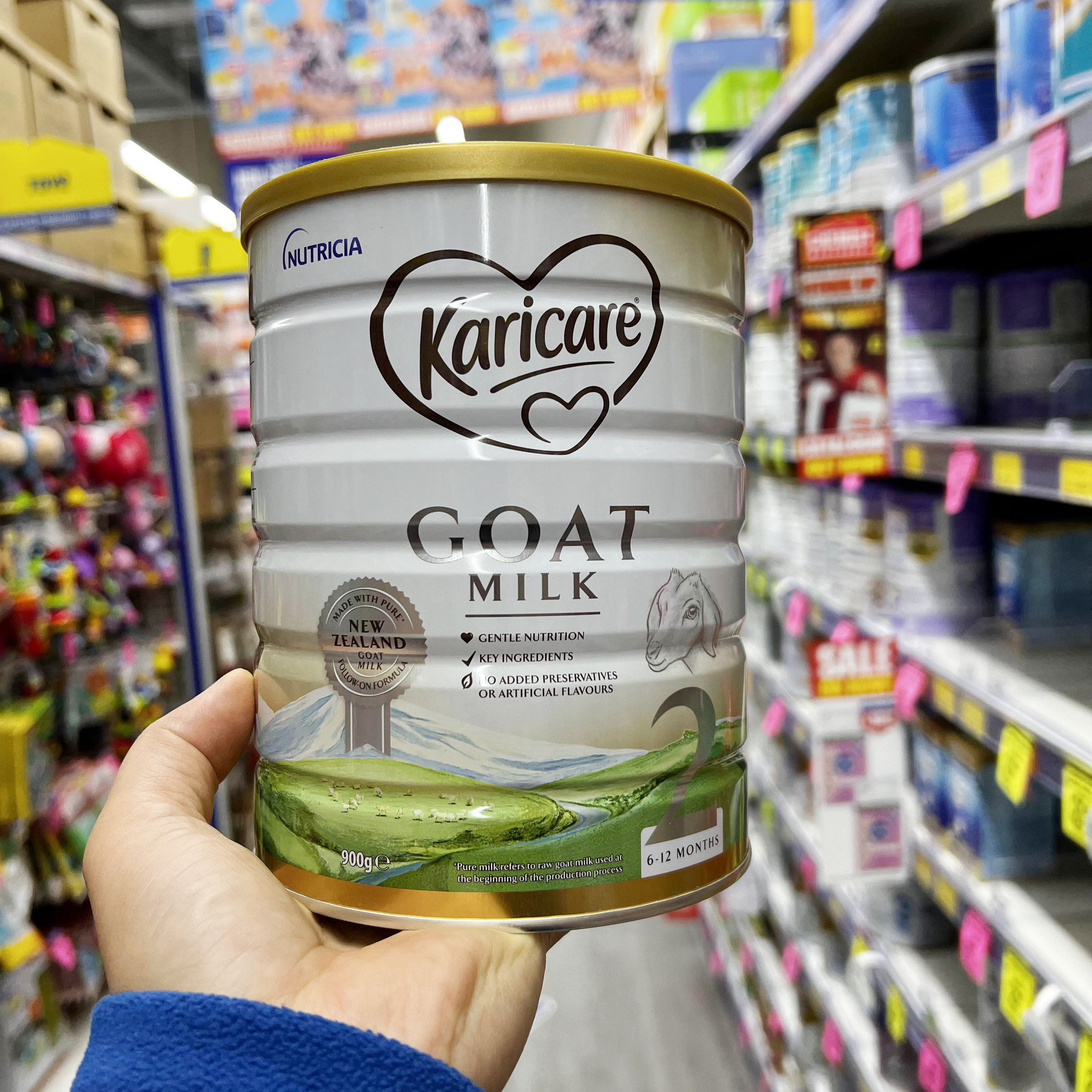 澳洲进口可瑞康羊奶粉2段karicare新西兰婴幼儿宝宝绵羊山羊二段