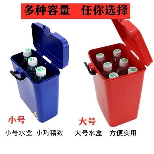 包邮摩托车保险杠工具箱置储物盒塑料水杯架可以上锁桶尾箱配件