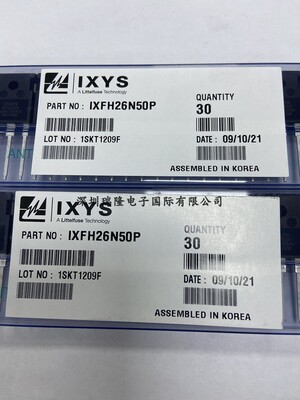 进口原装 IXFH26N50P IXFH26N50P3 IXFH22N65X2 IXFH20/40N85X