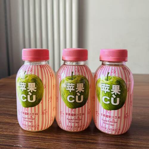 轻博士苹果醋果汁饮料245ml*8瓶