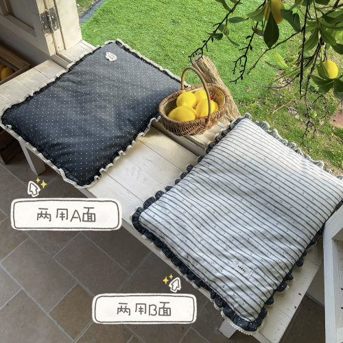 TOKKI猫狗通用波点蕾丝睡眠垫