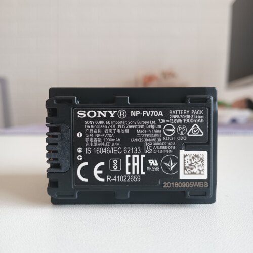 原装Sony/索尼NP-FV70A电池FV50摄像机AX700 AX60 45 CX680 AX100