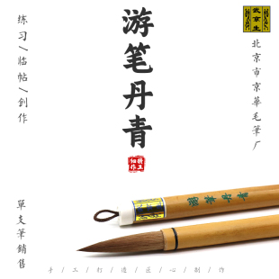 游笔丹青--北京市京华毛笔武京生狼毫兼毫长峰书法写意山水花鸟