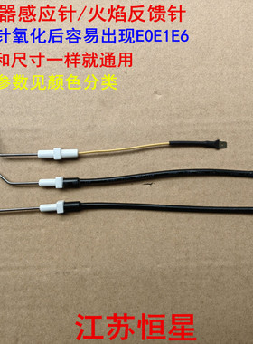 适用万家乐华帝热水器感应针火焰反馈针燃气热水器配件JSQ20-12U1