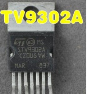 全新原装   STV9302A  【 认准尾数A 】 场扫描集成