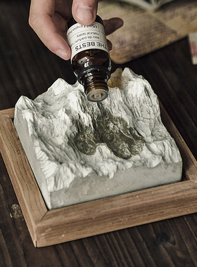 无火香薰精油扩香石摆件家用室内持久卧室房间助眠熏香办公室香氛