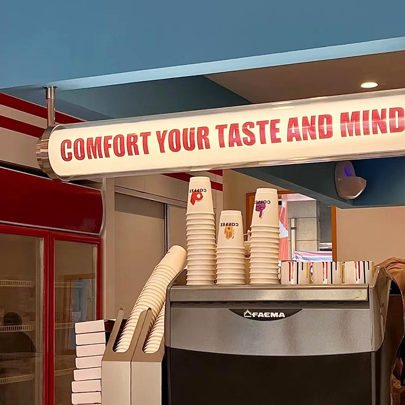 圆形灯箱亚克力定制壁装