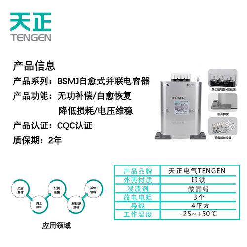 天正电气自愈低压并联无功补偿电