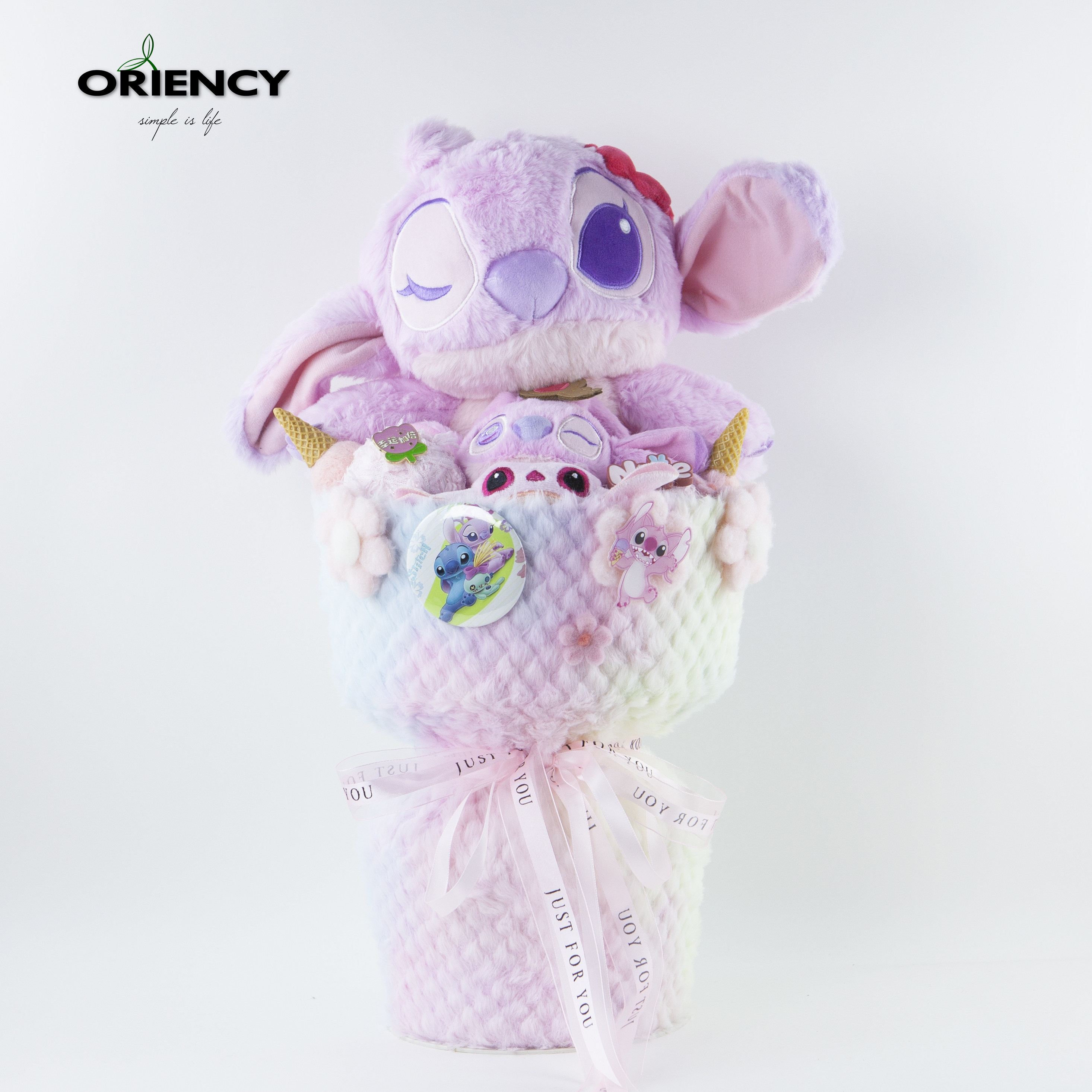 星际宝贝史迪仔毛绒卡通玩偶公仔花束毕业生日纪念日男生女生礼物