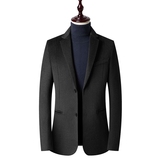 2021男士商务休闲纯羊毛西服羽绒内胆毛呢大衣CC328-P350，男装毛呢大衣，星座1409-3