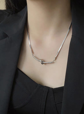 双层法式上衣装饰项链女锁骨链2025上新款爆款网红轻奢小众高级感
