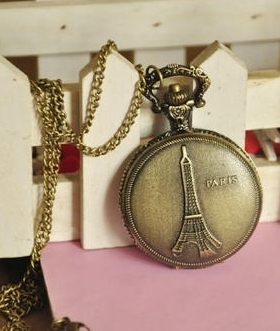 复古水晶长款夏天配饰韩国项链表