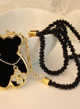 欧美项链配饰女潮水晶挂件