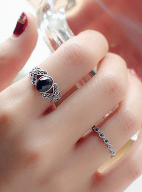 韩国时尚夸张两件套装关节戒指