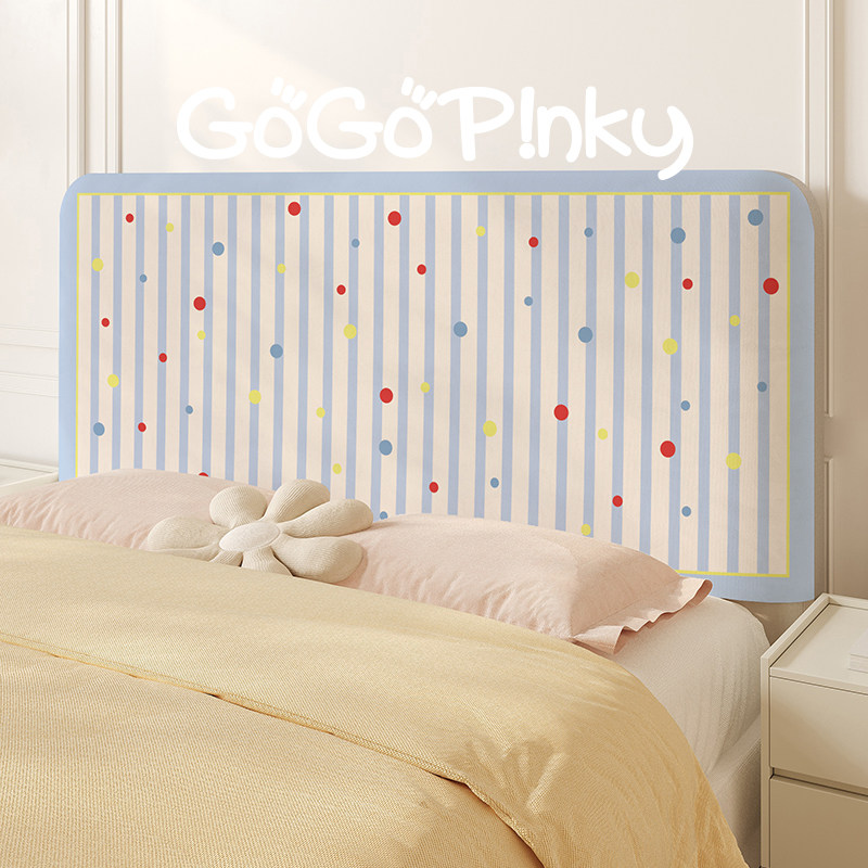 简约韩系多巴胺家用卧室房间床头罩四季通用出租房间防尘装饰套罩,居家布艺,床头罩,淘宝优惠券,粉丝福利购,淘宝优惠卷