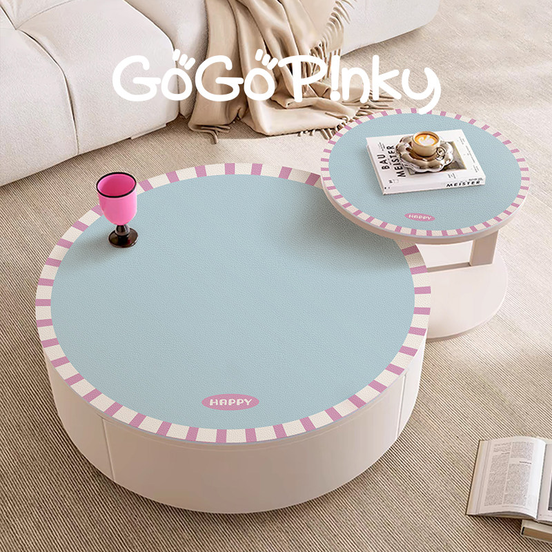 奶油风韩系家用客厅茶几垫子出租房间防水防烫隔热桌垫桌布餐桌垫,居家布艺,茶几垫,淘宝优惠券,粉丝福利购,淘宝优惠卷