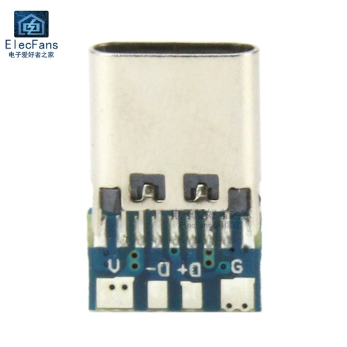 Двойная положительная и отрицательная тестовая плата Type-C Test Head Board USB-3.1 разъем типа с модулем PCB Mother Seat
