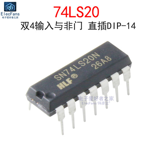 原装74LS20逻辑芯片直插DIP-14