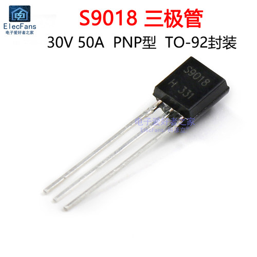 (20个)S9018三极管直插TO-92
