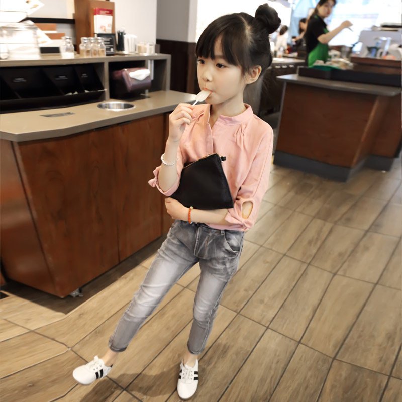 Chemise fille à manche longue - Ref 2086791 Image 3