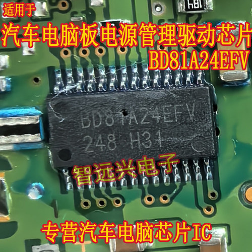 BD81A24EFV 适用于汽车仪表LED电源管理驱动芯片SSOP28脚