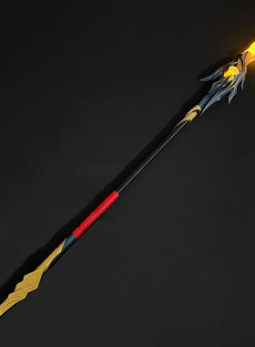 崩坏星穹铁道丹恒腾荒cos可发光武器长枪长矛道具头角头饰cosplay