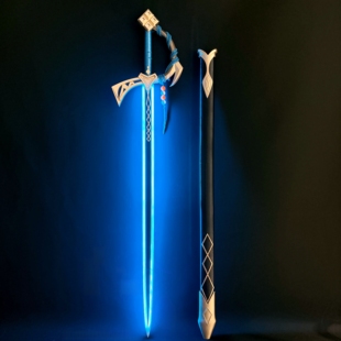 明日方舟凛御银灰cos发光道具武器长剑cosplay道具多段拆cos道具