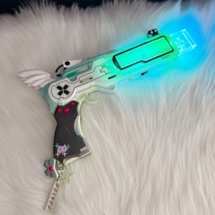 鸣潮琳奈cos可发光手枪道具武器衍射佩枪溢彩荧辉cosplay道具