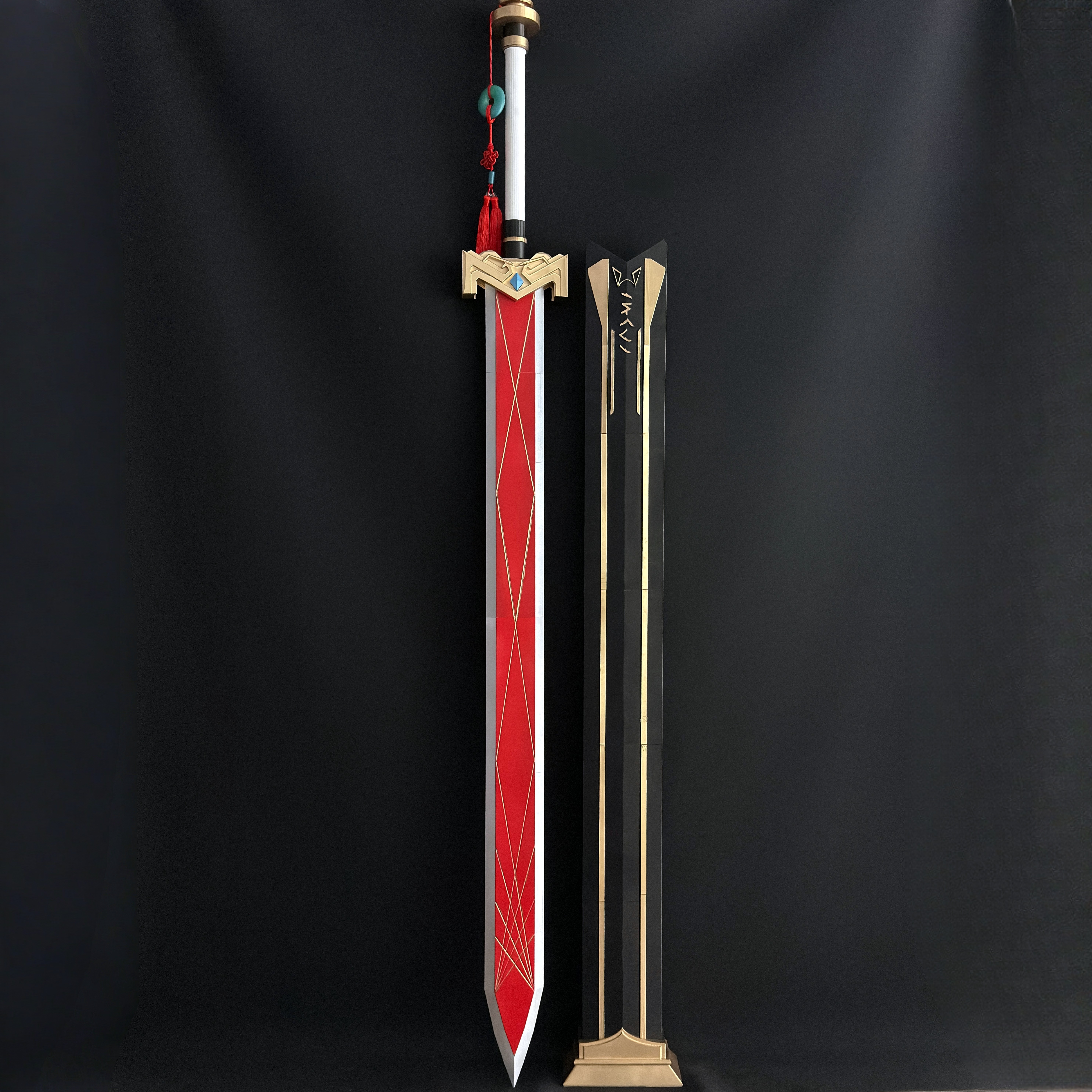 明日方舟夕青玉砚cos武器道具夕皮肤cosplay道具武器青玉砚剑cos